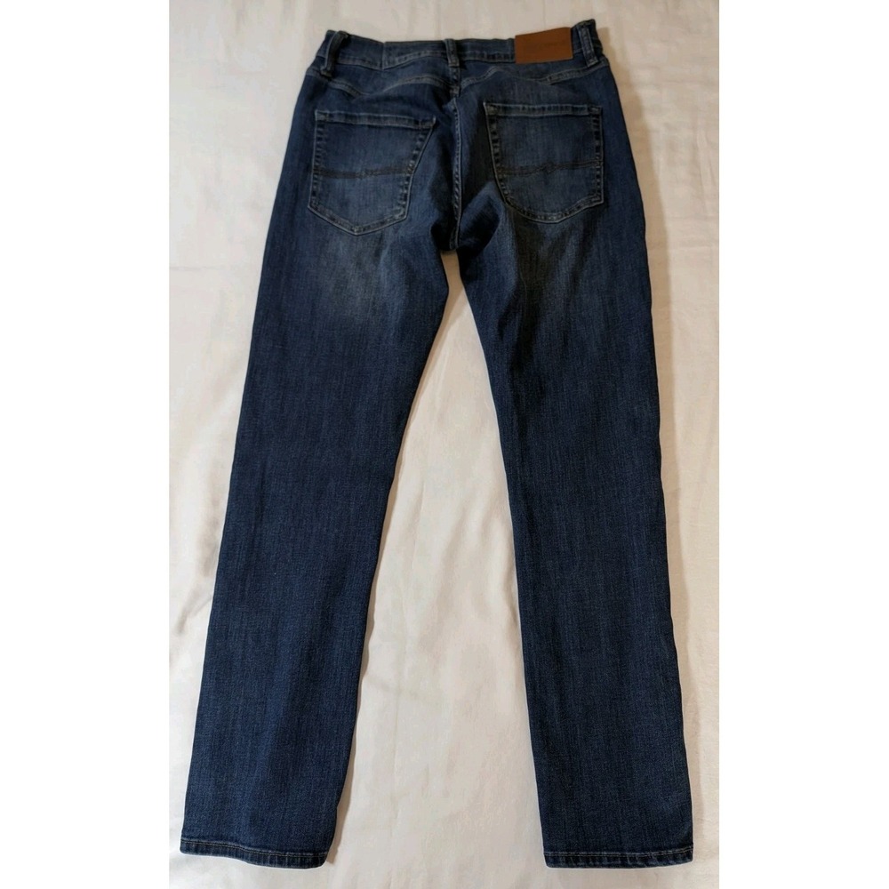 Lucky Brand 410 Athletic Straight Jeans Mens 30x32 Noble Wash Blue Altered Waist - Picture 3 of 12
